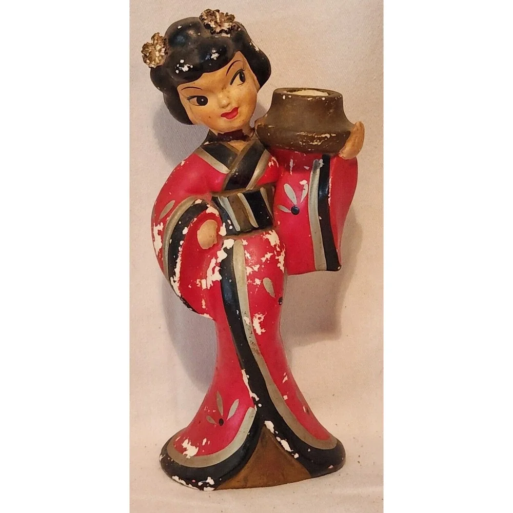 Kreiss‎ Company Oriental Lady  Candle Holder